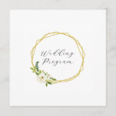 Luxus Weiße Rose Blumenrahmen Programm (Vorderseite)