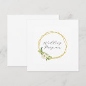 Luxus Weiße Rose Blumenrahmen Programm (Vorne/Hinten)