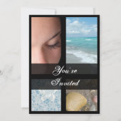 Luxus-Wellness-Center-Resort-Thema Einladung (Rückseite)