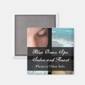 Luxus Wellness-Center Resort Thema Magnet (Vorderseite/Rückseite)