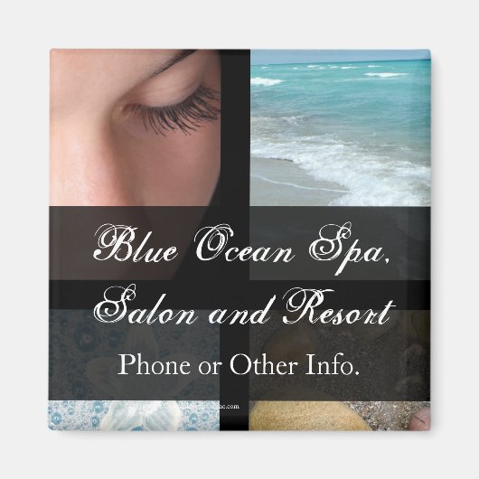 Luxus Wellness-Center Resort Thema Magnet (Vorne)