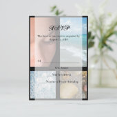 Luxus Wellness-Center Resort Thema RSVP Karte (Stehend Vorderseite)