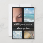 Luxus Wellness-Center Resort Thema RSVP Karte (Rückseite)