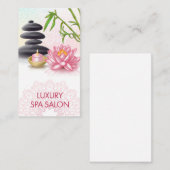 Luxus Wellness-Center Salon Visitenkarte (Vorne/Hinten)
