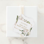 Luxus White Imperial Lilies Rose Babydusche Geschenkanhänger (Beispiel)