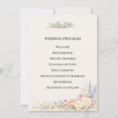 Luxus-Wiesenblumenwiese mit romantischen Blumen (Vorderseite)