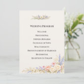 Luxus-Wiesenblumenwiese mit romantischen Blumen (Stehend Vorderseite)