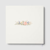 Luxus-Wiesenhochzeit mit Wildblumen Gästebuch (Rückseite)
