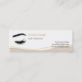Luxus-Wimperntechniker-Dankeskarten Treuekarte