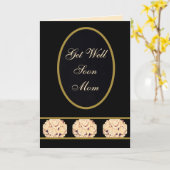 Luxus wird bald gut Mama Karte (Gelbe Blume)