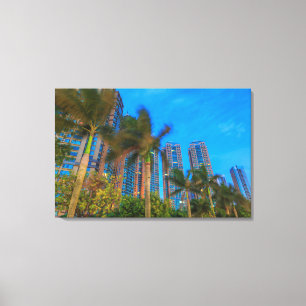 Luxus-Wohnungen in China Leinwanddruck