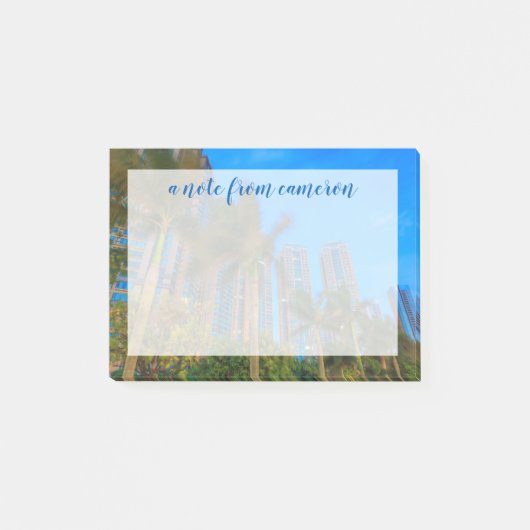 Luxus-Wohnungen in China Post-it Klebezettel (Vorderseite)