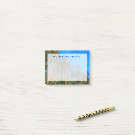 Luxus-Wohnungen in China Post-it Klebezettel (Auf Schreibtisch)