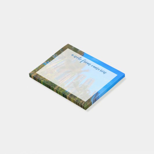 Luxus-Wohnungen in China Post-it Klebezettel (angewinkelt)