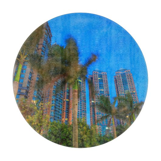 Luxus-Wohnungen in China Schneidebrett (Vorderseite)