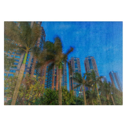 Luxus-Wohnungen in China Schneidebrett (Vorderseite)