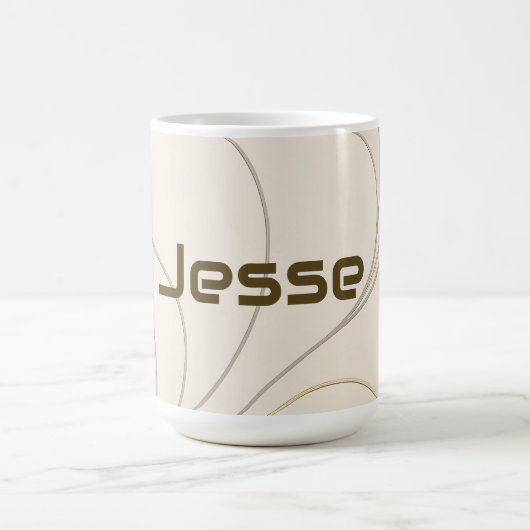 Luxus-Yoga-Moderne Musterkollektion   Kaffeetasse (Mittel)