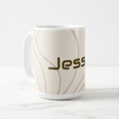 Luxus-Yoga-Moderne Musterkollektion   Kaffeetasse (Vorderseite Links)