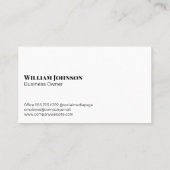 Luxus-Zuhause-Logo | Real Anwesen Visitenkarte (Rückseite)