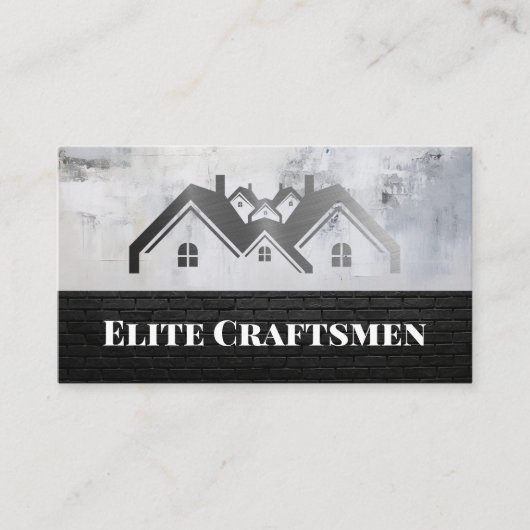 Luxus-Zuhause-Logo | Real Anwesen Visitenkarte (Vorderseite)