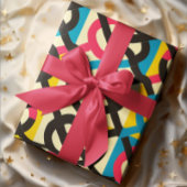 Luxusafrikanisches Geschenkblatt, modern kreativ, Geschenkpapier