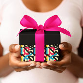 Luxusafrikanisches Geschenkblatt, modern kreativ, Geschenkpapier