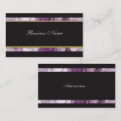 Luxusamethyst Visitenkarte (Vorne/Hinten)