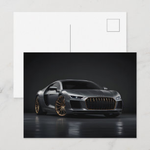 Luxusauto Postkarte