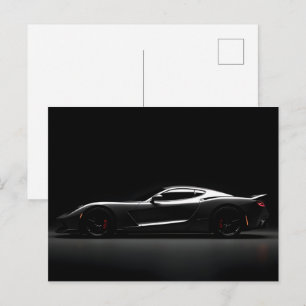 Luxusauto Postkarte