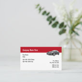 Luxusauto-Service-Automobilgeschäft Visitenkarte (Stehend Vorderseite)