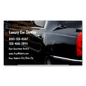 Luxusauto-Service Magnetische Visitenkarte (Vorderseite)