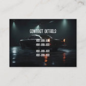 Luxusauto Visitenkarte (Rückseite)