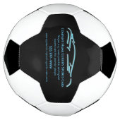 Luxusautologo - Ice Blue Sports Car Fußball (Gedreht)