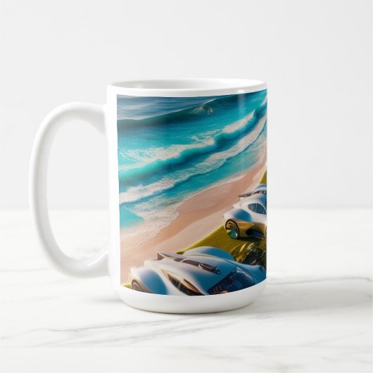 Luxusautos-Tasse Kaffeetasse (Links)
