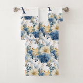 Luxusbadeset | Verwöhnen Sie sich mit Blumen Badhandtuch Set (Insitu)