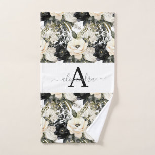 Luxusbadeset Verwöhnen Sie sich mit Blumen Badhandtuch Set