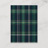 Luxusbär Kariert Bären Ein Buch Begleitkarte (Rückseite)