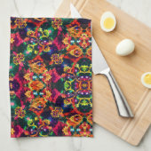 LuxusBoho Barock Handtuch (Viertel Falte)