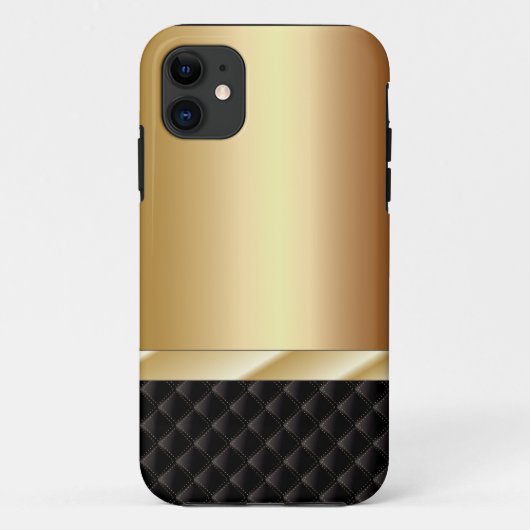 Luxuschampagneschwarzes u. -goldiPhone 5 Fall Case-Mate iPhone Hülle (Rückseite)