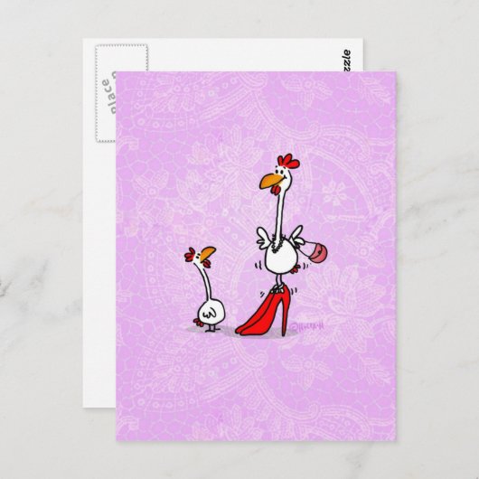 Luxuschick Postkarte (Vorne/Hinten)