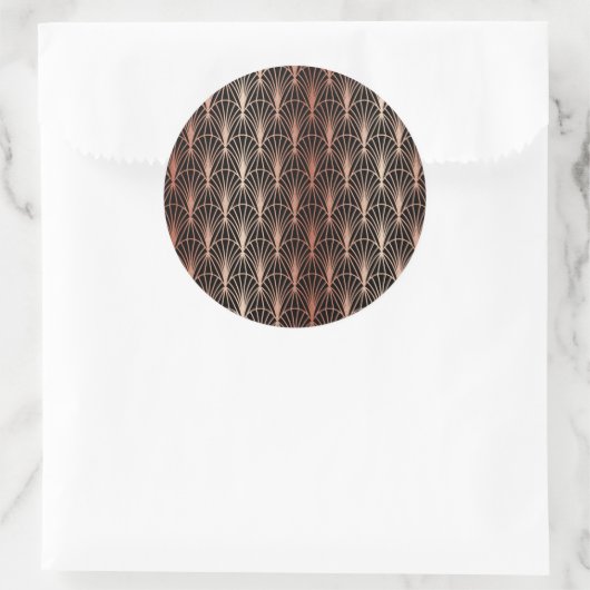 Luxusdekorationen 14 runder aufkleber (Tasche)