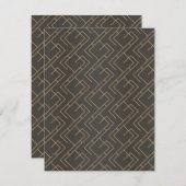 Luxusdekorationen 19 mitteilungskarte (Vorne/Hinten)