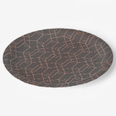 Luxusdekorationen 21 pappteller (Schrägansicht)