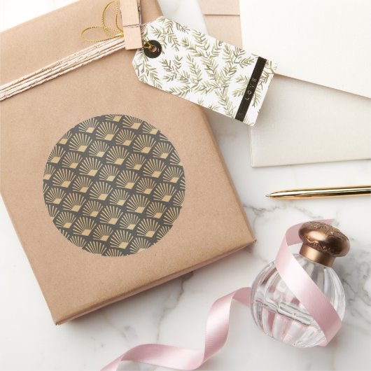 Luxusdekorationen 24 runder aufkleber (Schenken)