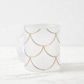 Luxusdekorationen 2 mattglastasse (Vorderseite Links)