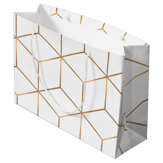 Luxusdekorationen 3 große geschenktüte (Rückseite Schrägansicht)