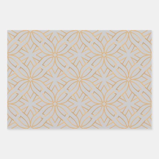 Luxusdekorationen 44 geschenkpapier set (Vorderseite)