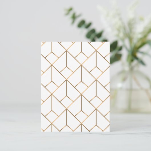 Luxusdekorationen 4 postkarte (Stehend Vorderseite)