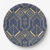 Luxusdekorationen 60 pappteller (Vorderseite)