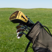 Luxusdesign Robert „R“-Monogramm aus Leder Golf Headcover (In SItu)